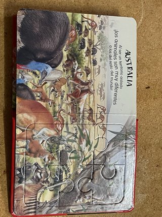 Libro Puzzles Animales del Mundo