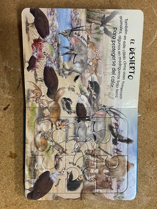 Libro Puzzles Animales del Mundo