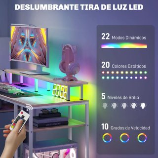 Escritorio moderno madera y metal