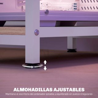 Escritorio moderno madera y metal
