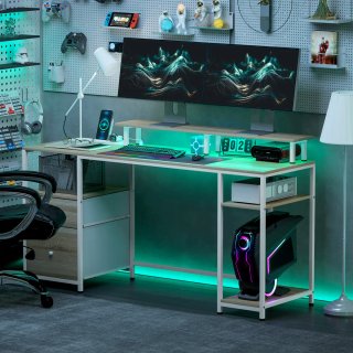 Escritorio moderno madera y metal