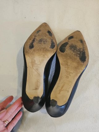 Zapatos de tacón Gloria Ortiz negros talla 36
