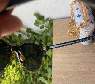Gafas de Sol Dior Negras y Doradas