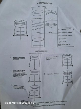 Barbacoa sin estrenar