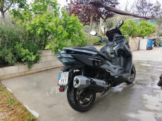 Kymco 400i,,,16,000km. Maxi Scooter Negra/Gris