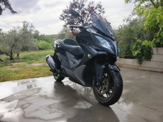 Kymco 400i,,,16,000km. Maxi Scooter Negra/Gris