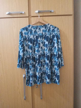 Camiseta Manga 3/4 Estampada mujer Talla XXL