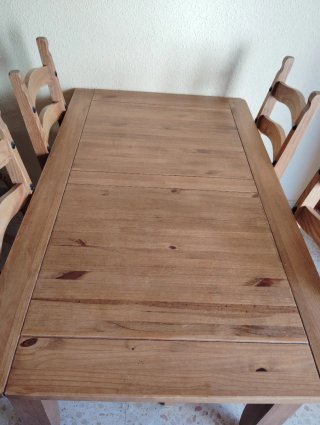 Mueble Salón Madera Maciza Estilo Mexicano