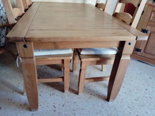 Mueble Salón Madera Maciza Estilo Mexicano