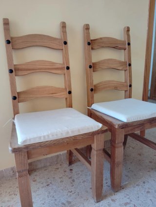 Mueble Salón Madera Maciza Estilo Mexicano