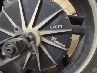 Moto Eléctrica Urbet Gadiro E125 3kW Azul