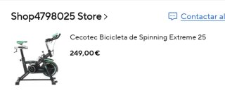 Bicicleta Spinning Cecotec Extreme 25
