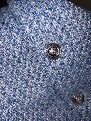 Pichi Zara Tweed Azul Talla XS