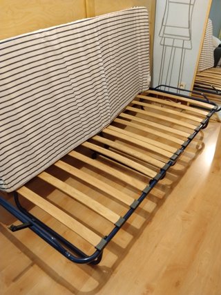 Cama plegable con colchón