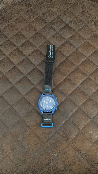 Omega x Swatch Mission To Neptune Azul