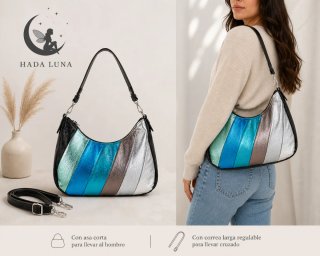 Bolso Hada Luna metalizado multicolor