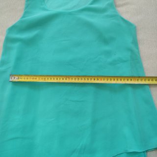 Vestido verde corto doble capa Talla M