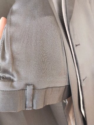 Traje de chaqueta gris hombre
