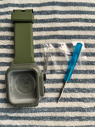 Funda Protectora Apple Watch 44mm Verde Militar