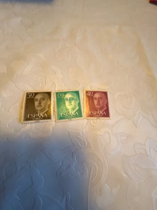 Lote 3 sellos Franco España Correos