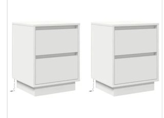 Cómoda blanca de madera