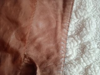 Cazadora Cuero Spirit Camel Talla M