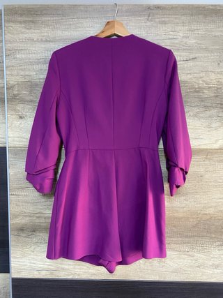 Vestido/Mono Zara Morado