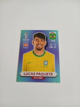 Cromo Lucas Paquetá Mundial Qatar 2022