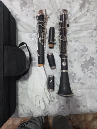 Clarinete con estuche