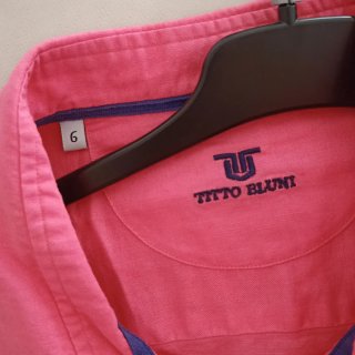 Camisa Titto Bluni Rosa Hombre