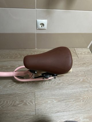 Bicicleta de equilibrio rosa