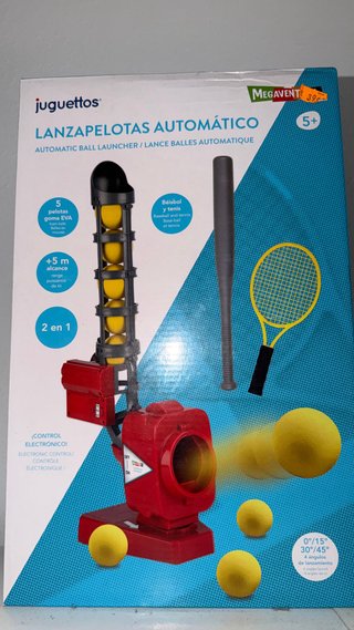 Lanzapelotas Automático Juguettos 5+