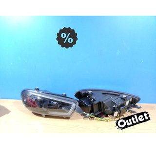YB FAROS XENON PARA VOLKSWAGEN VW SCIROCCO 08-14 LED NEGROS