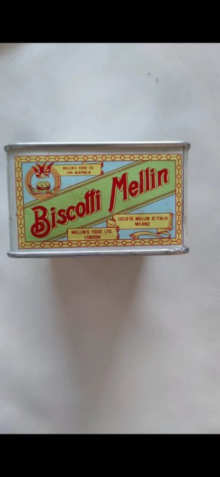 Scatola Biscotti Mellin Vintage