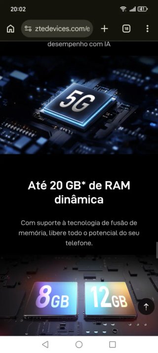 Nubia Focus 2 5G 20gb RAM/256GB novo/factura e gar