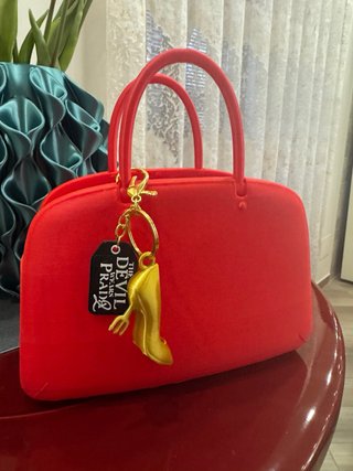 Borsa Popcorn Rossa e Oro il diavolo veste Prada
