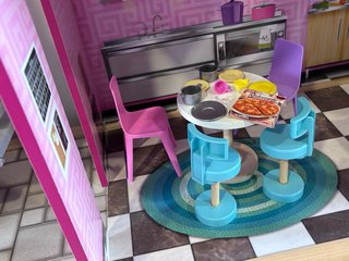 Casa de Muñecas tipo Barbie Madera