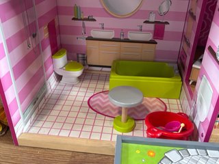 Casa de Muñecas tipo Barbie Madera