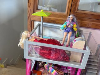 Casa de Muñecas tipo Barbie Madera
