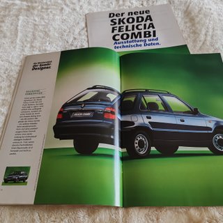 Catálogo Skoda Felicia Combi de 1995 Original