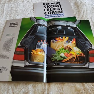 Catálogo Skoda Felicia Combi de 1995 Original