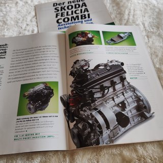 Catálogo Skoda Felicia Combi de 1995 Original