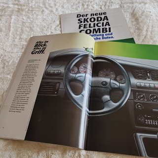 Catálogo Skoda Felicia Combi de 1995 Original