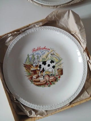 Platos de porcelana para quesos