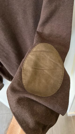 Jersey Massimo Dutti Marrón V-Neck