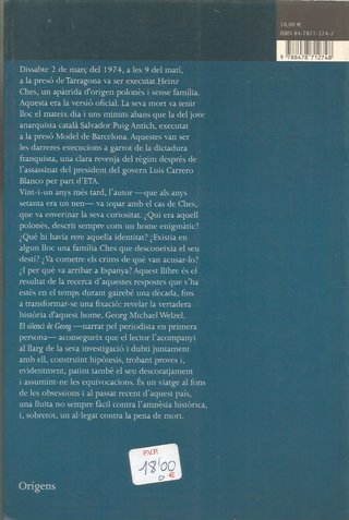 EL SILENCI DE GEORG - RAÚL M. RIEBENBAUER