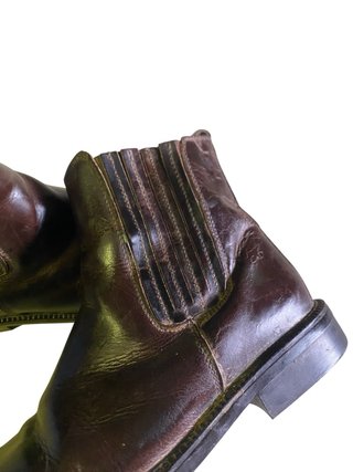 Botas Celeris em couro castanho estilo Chelsea (37