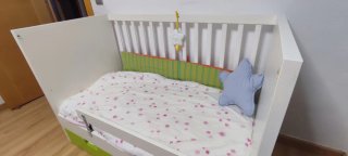 Cuna Ikea Blanca con Cajones