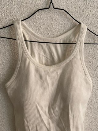 Top sujetador UNIQLO blanco