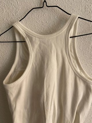 Top sujetador UNIQLO blanco